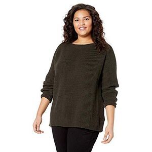 City Chic Trendy Plus Size Elbow Cutout Sweater